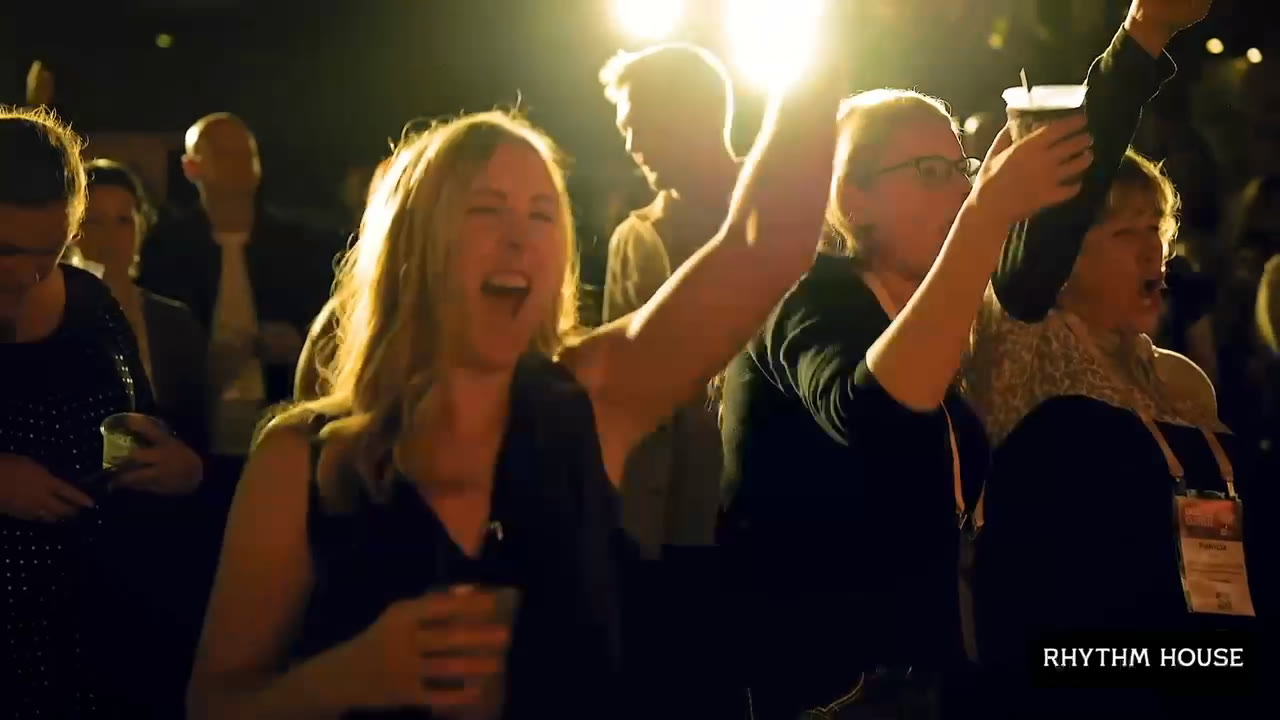 Guests celebrating at a Rhythm House night